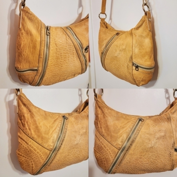 Marc by Marc Jacobs Flash Kelsey Leather Shoulder Bag Yellow - Picture 6 of 13